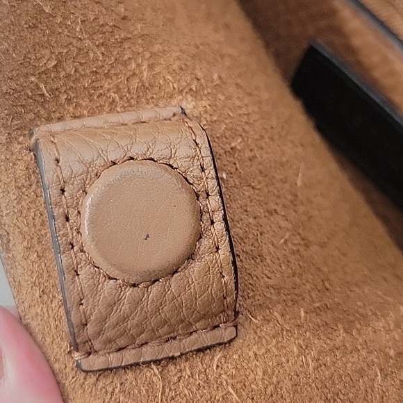 REBECCA MINKOFF Pebble Grained Brown Small Leather Crossbody Bag - Picture 11 of 12